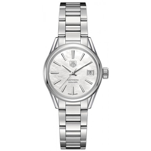 Tag Heuer Carrera White Pearl Dial Automatic Women's Watch WAR2411-BA0770